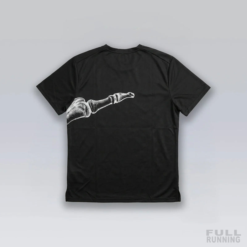 T-shirt de Running Division Squelette "MILER" Noir – vue 2