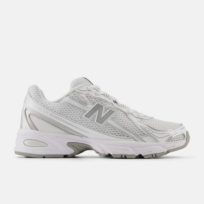 New Balance 740 Argent Et Blanc – vue 1