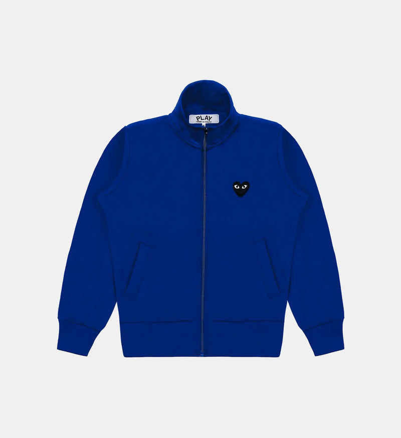 Sweat zippé CDG Sans Capuche Bleu – vue 1