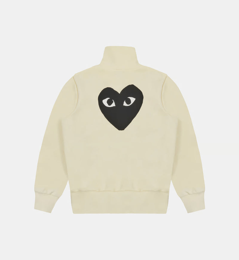 Sweat zippé CDG Sans Capuche Beige – vue 2