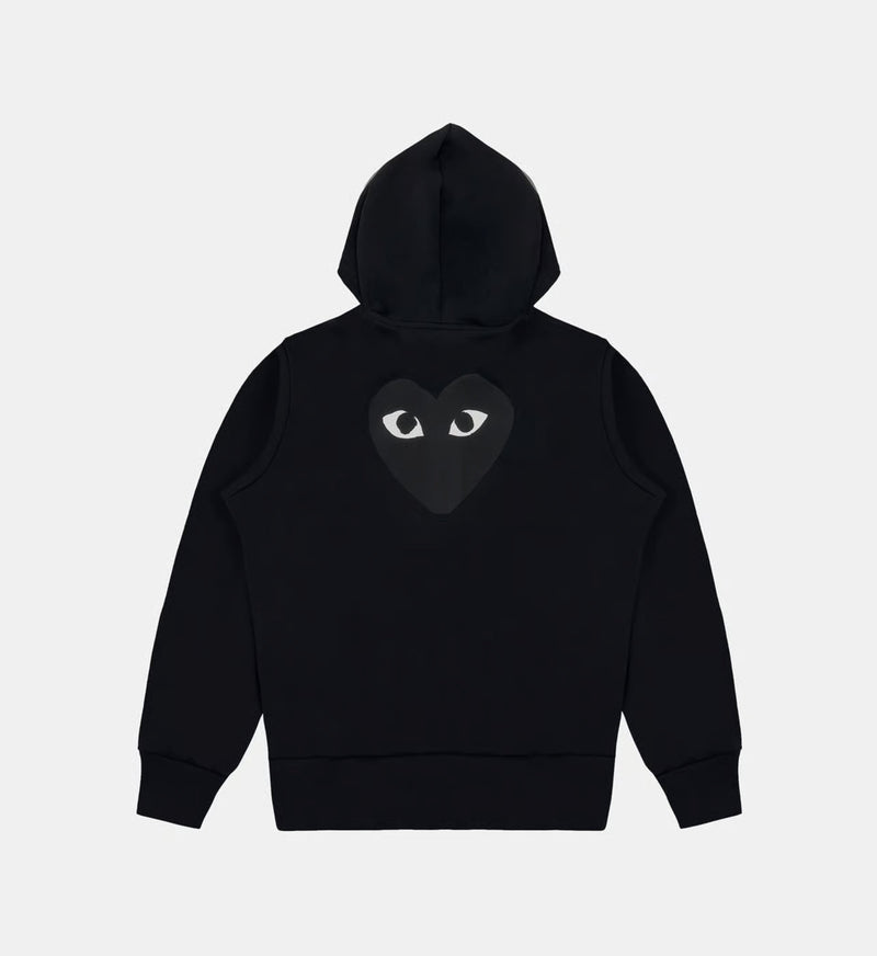 Sweat zippé CDG Avec Capuche Noir – vue 2