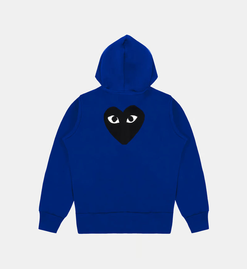 Sweat zippé CDG Avec Capuche Bleu – vue 2