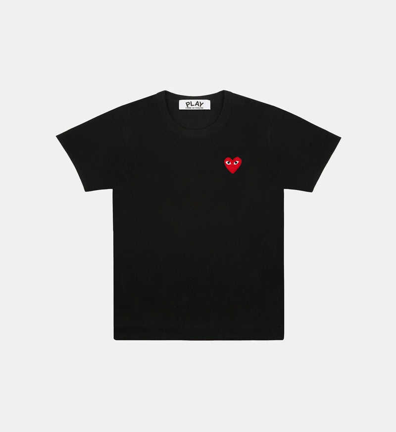 T-Shirt CDG Noir Logo Rouge – vue 1