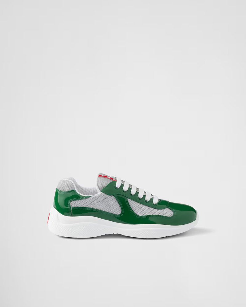 Sneakers Prada America’s Cup Vert – vue 2
