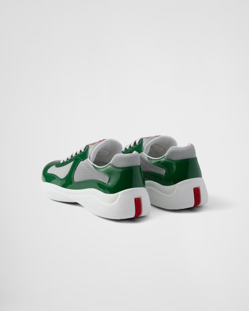 Sneakers Prada America’s Cup Vert – vue 4