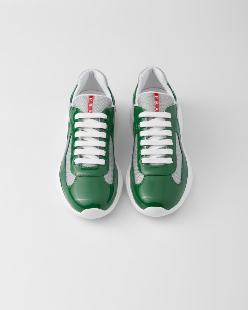 Sneakers Prada America’s Cup Vert – vue 3